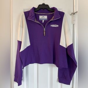 Tarleton University crop sweatshirt